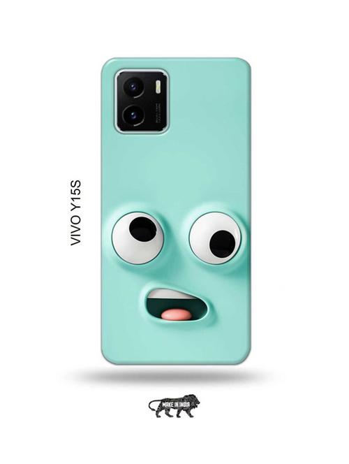 funny face emoji back cover compatible with vivo y15s - 18985992 - Very Small Image - 1