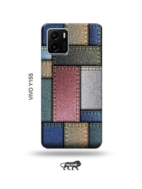 denim back cover compatible with vivo y15s - 18986005 - Very Small Image - 1