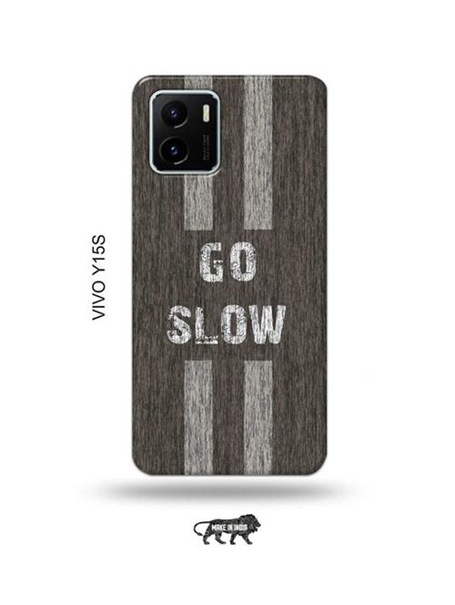 go slow back cover compatible with vivo y15s - 18986011 - Very Small Image - 1