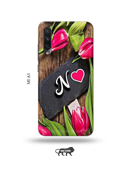 flower letter n back cover compatible with mi a3 - 18986064 - Very Small Image - 1