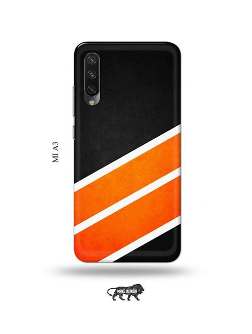 orange strips back cover compatible with mi a3 - 18986108 - Very Small Image - 1