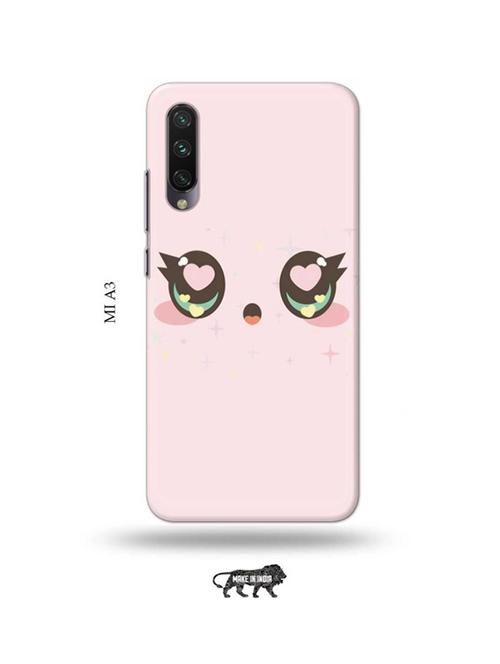 cute eyes back cover compatible with mi a3 - 18986155 - Very Small Image - 1