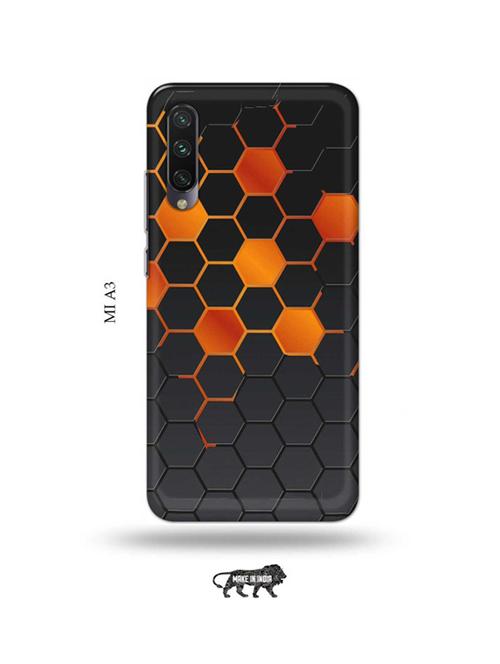 orange honey combs back cover compatible with mi a3 - 18986163 - Very Small Image - 1