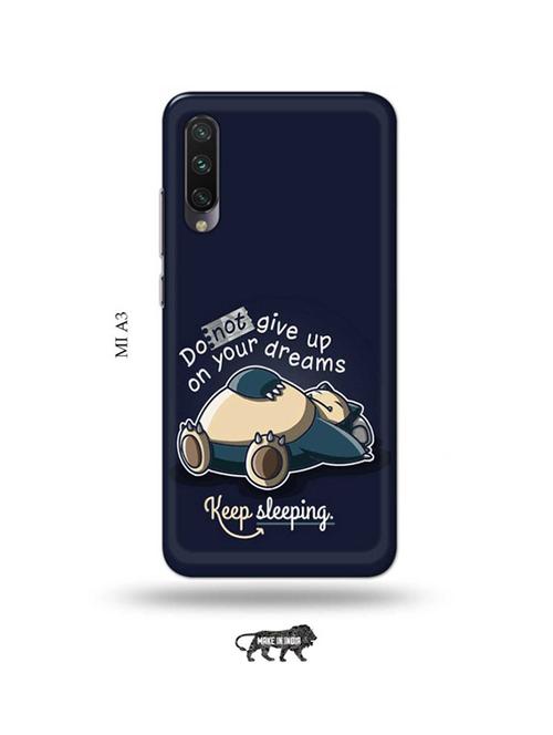 dreams quote back cover compatible with mi a3 - 18986184 - Very Small Image - 1