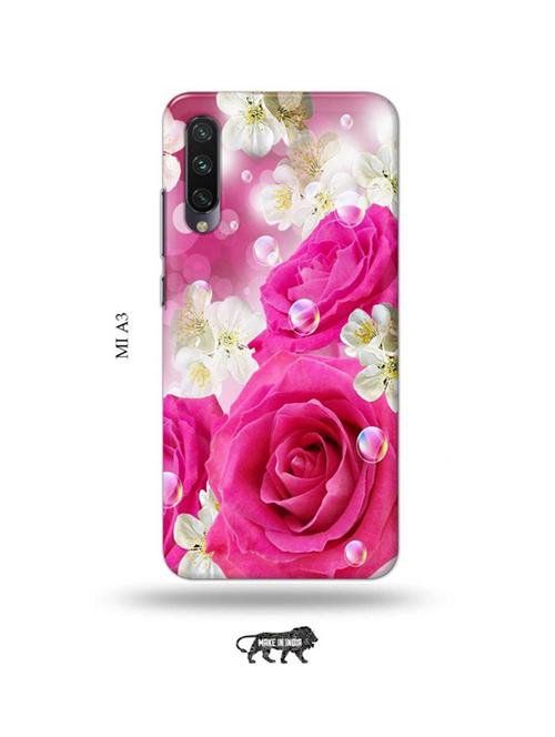 flowers back cover compatible with mi a3 - 18986247 - Very Small Image - 1