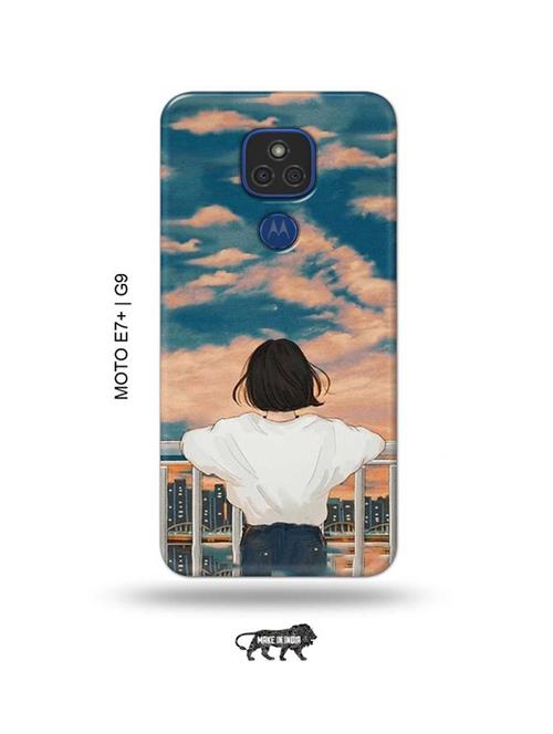 art scene back cover compatible with moto e7 plus, moto g9 - 18986515 - Very Small Image - 1