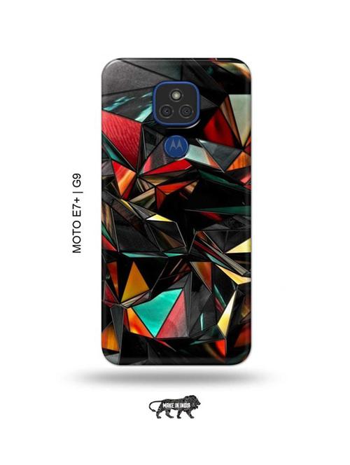 hex glasses back cover compatible with moto e7 plus, moto g9 - 18986534 - Very Small Image - 1