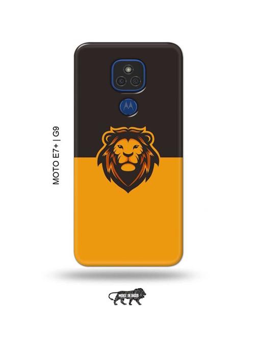 minimal lion back cover compatible with moto e7 plus, moto g9 - 18986573 - Very Small Image - 1