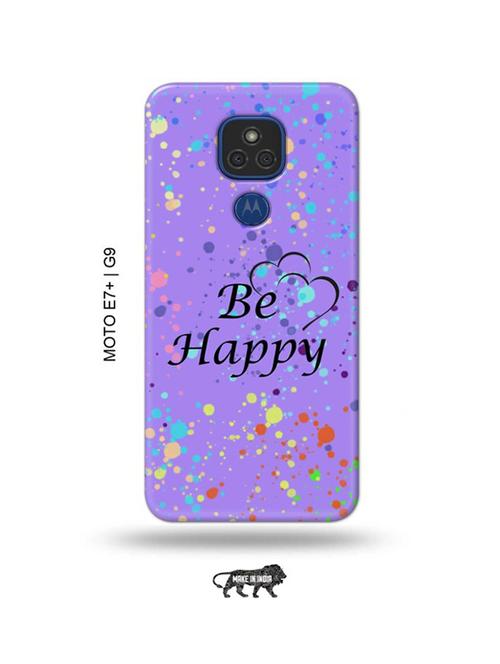 be happy back cover compatible with moto e7 plus, moto g9 - 18986599 - Very Small Image - 1