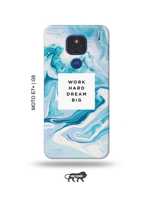 work hard dream big back cover compatible with moto e7 plus, moto g9 - 18986609 - Very Small Image - 1