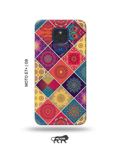 aztec back cover compatible with moto e7 plus, moto g9 - 18986626 - Very Small Image - 1