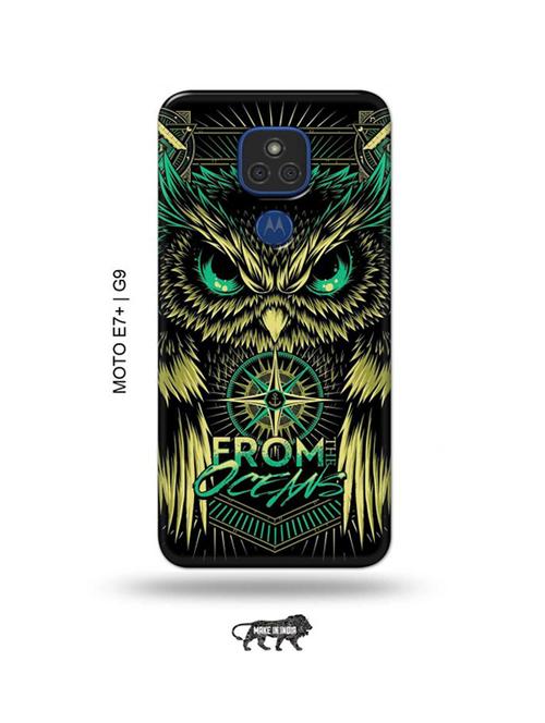 deadly owl back cover compatible with moto e7 plus, moto g9 - 18986678 - Very Small Image - 1