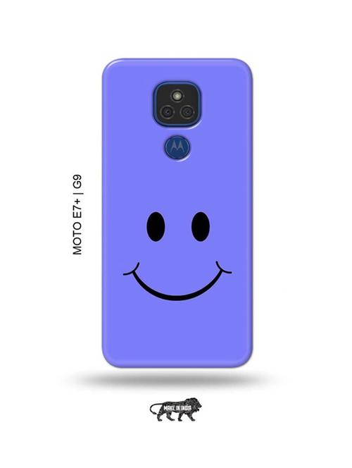 happy face back cover compatible with moto e7 plus, moto g9 - 18986686 - Very Small Image - 1