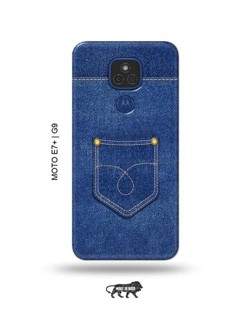 jean back cover compatible with moto e7 plus, moto g9 - 18986702 - Very Small Image - 1