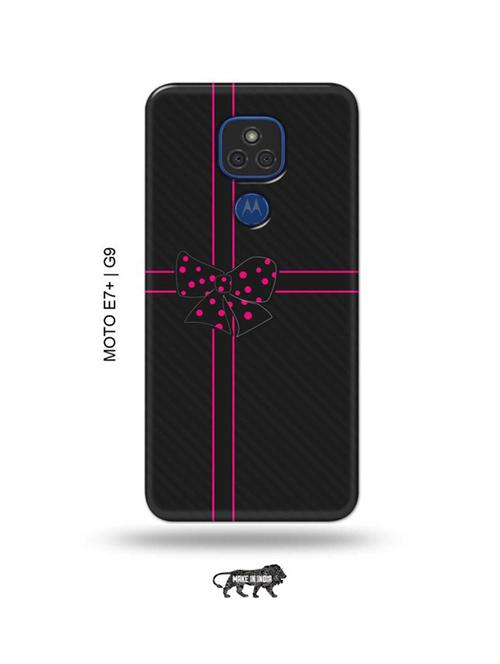 bow tie back cover compatible with moto e7 plus, moto g9 - 18986718 - Very Small Image - 1