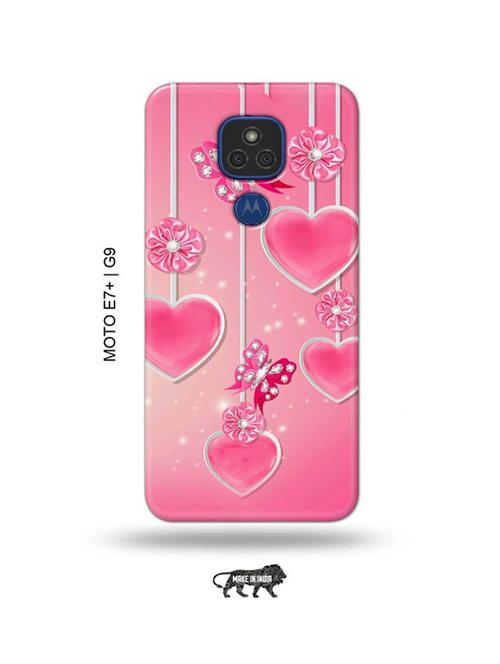 hearts back cover compatible with moto e7 plus, moto g9 - 18986725 - Very Small Image - 1