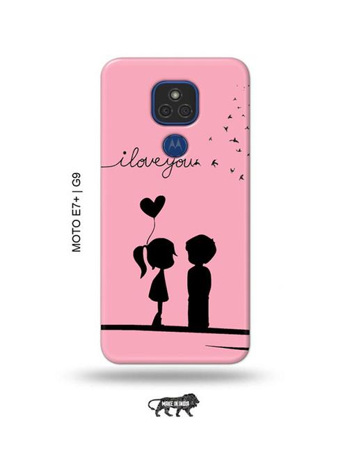 i love you back cover compatible with moto e7 plus, moto g9 - 18986726 - Very Small Image - 1