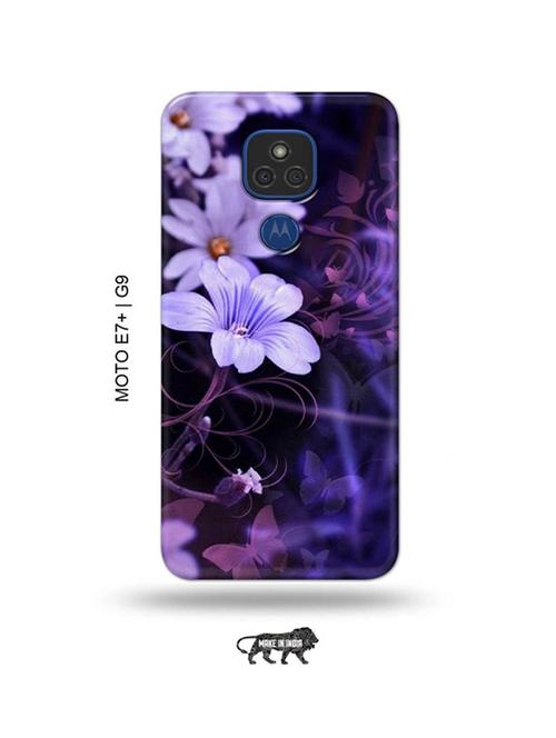 flowers back cover compatible with moto e7 plus, moto g9 - 18986747 - Very Small Image - 1