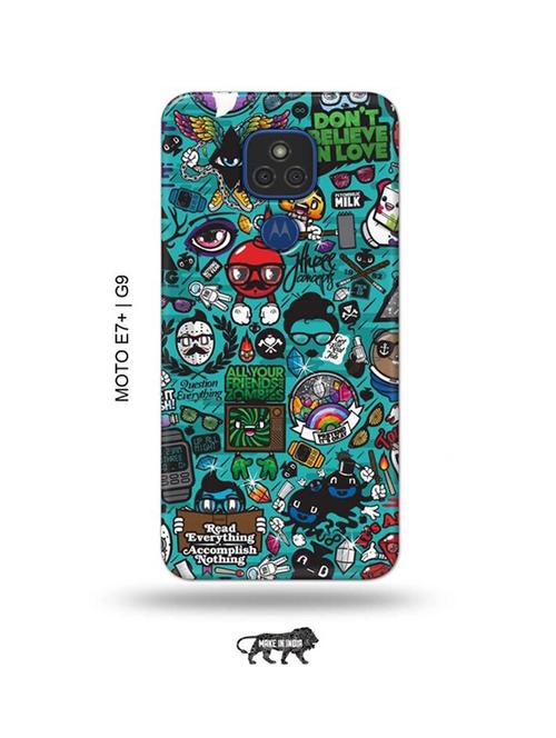 zombies dope back cover compatible with moto e7 plus, moto g9 - 18986767 - Very Small Image - 1