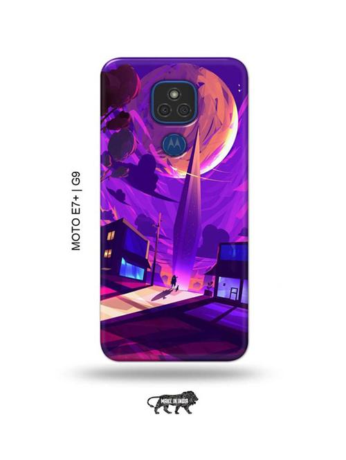 moon nature back cover compatible with moto e7 plus, moto g9 - 18986796 - Very Small Image - 1