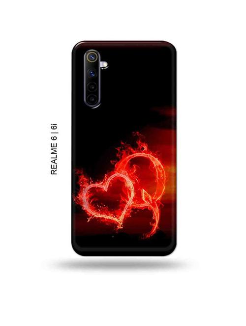 fire heart letter q back cover compatible with realme 6, realme 6i - 18986850 - Very Small Image - 1