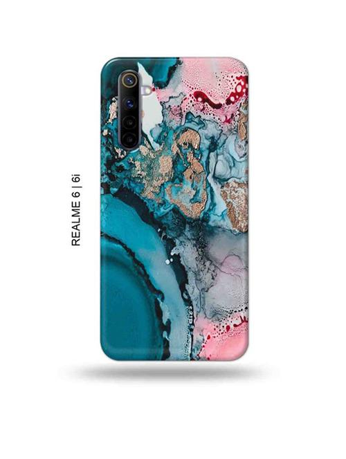 colour marble back cover compatible with realme 6, realme 6i - 18986870 - Very Small Image - 1