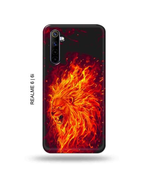 firry lion back cover compatible with realme 6, realme 6i - 18986898 - Very Small Image - 1