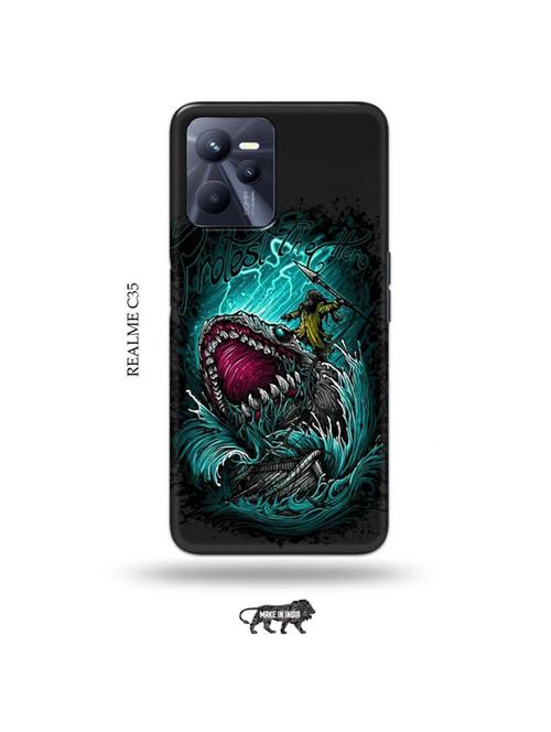 shark back cover compatible with realme c35 - 18986940 - Very Small Image - 1