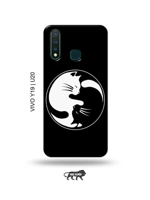 ninja cat back cover compatible with vivo y19, vivo u20 - 18986950 - Very Small Image - 1