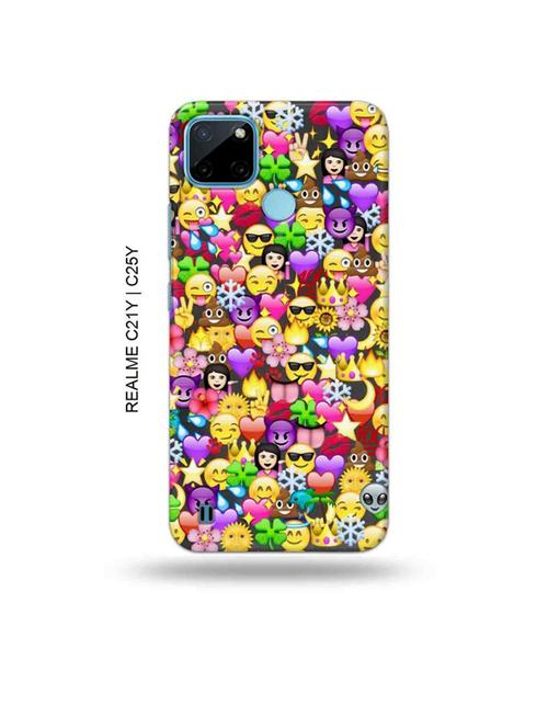 emojis back cover compatible with realme c21y, realme c25y - 18987177 - Very Small Image - 1