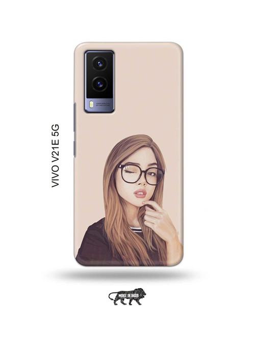 girl illustration back cover compatible with vivo v21e 5g - 18987212 - Very Small Image - 1