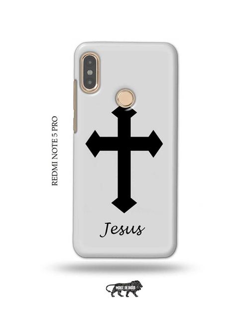 jesus cross back cover compatible with redmi note 5 pro - 18987286 - Very Small Image - 1