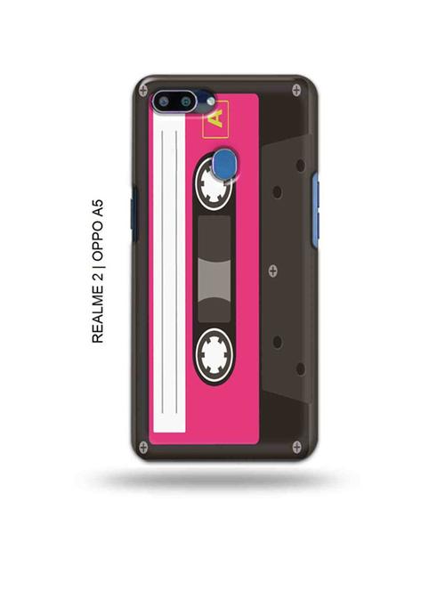 casatte pink back cover compatible with realme 2, oppo a5 - 18987412 - Very Small Image - 1