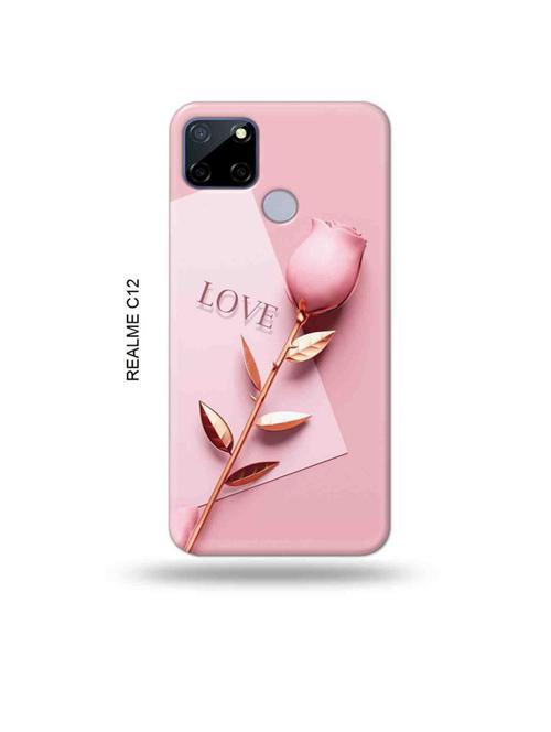 flower love back cover compatible with realme c12, c25, realme narzo 20, realme narzo 30a - 18987528 - Very Small Image - 1