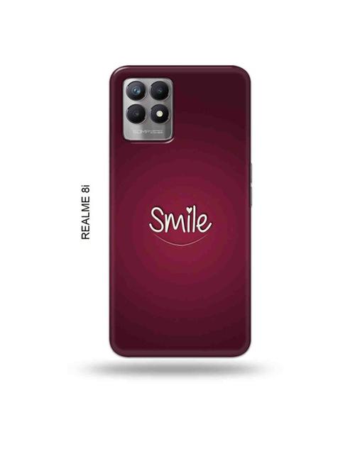 smile back cover compatible with realme 8i, realme narzo 50 - 18987613 - Very Small Image - 1