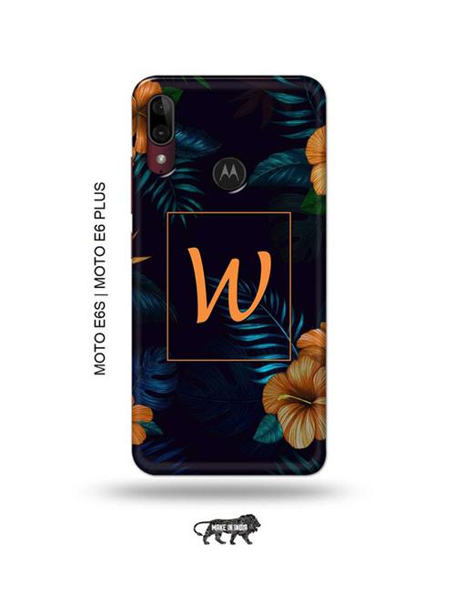 floral w back cover compatible with moto e6s , moto e6 plus - 18987646 - Very Small Image - 1