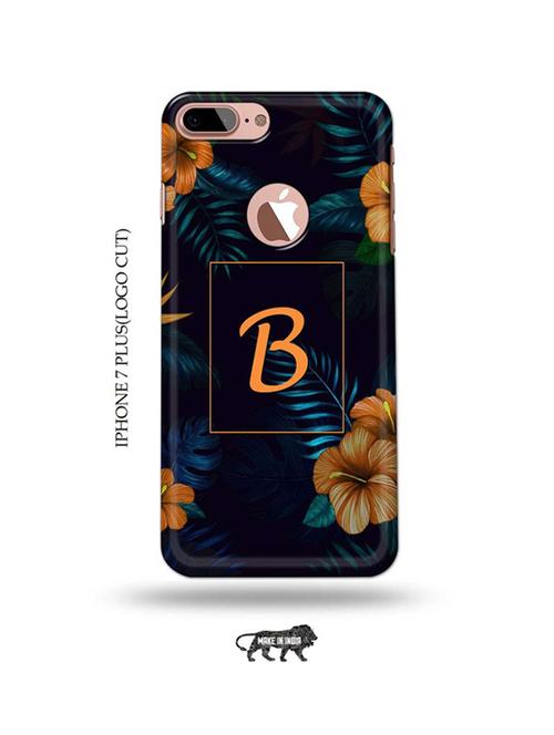 floral b back cover compatible with iphone 7 plus(logo cut) - 18987652 - Very Small Image - 1