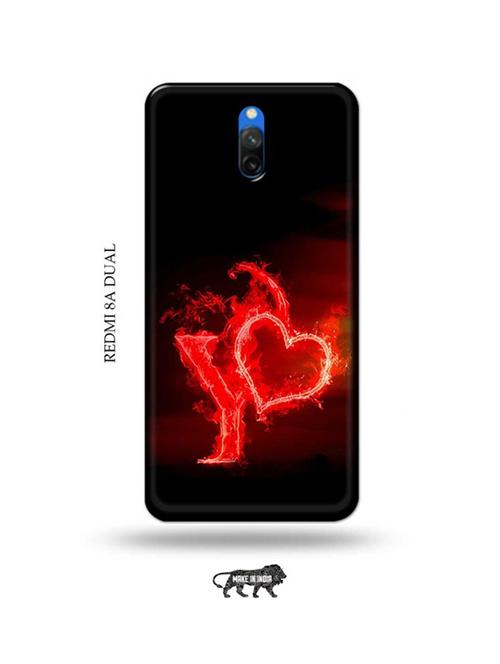 fire heart letter y back cover compatible with redmi 8a dual - 18987681 - Very Small Image - 1