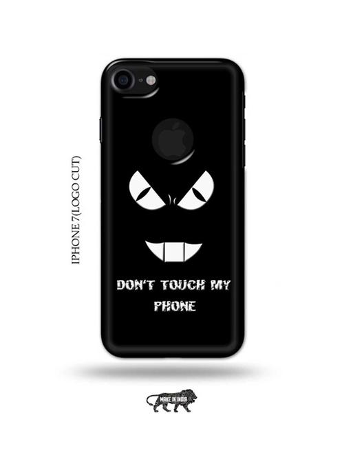 don't touch my phone back cover compatible with iphone 7(logo cut) - 18987683 - Very Small Image - 1
