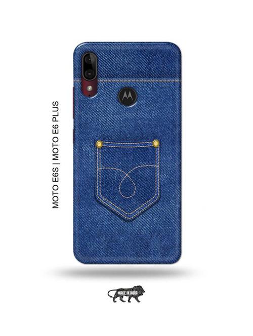 jean back cover compatible with moto e6s , moto e6 plus - 18987740 - Very Small Image - 1