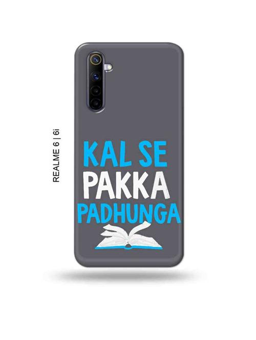 kal se padunga back cover compatible with realme 6, realme 6i - 18987781 - Very Small Image - 1