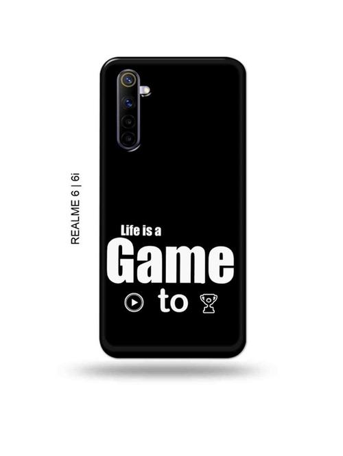 life is a game paly to win back cover compatible with realme 6, realme 6i - 18987792 - Very Small Image - 1