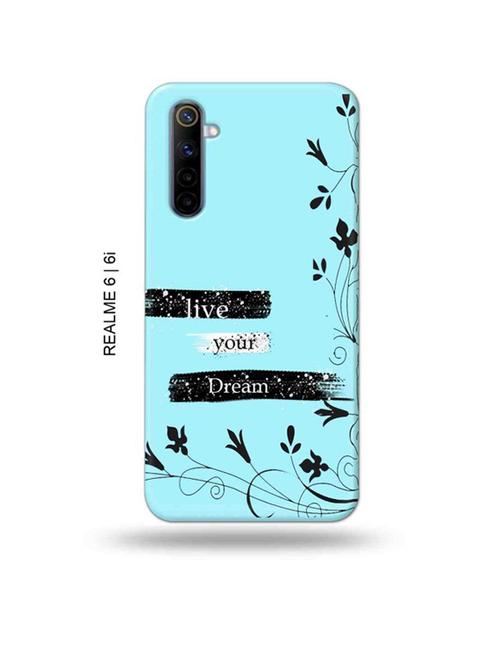 live your dream back cover compatible with realme 6, realme 6i - 18987813 - Very Small Image - 1