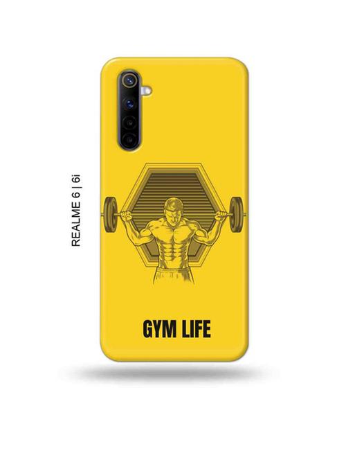 gym life back cover compatible with realme 6, realme 6i - 18987850 - Very Small Image - 1