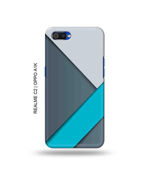 colour strips back cover compatible with realme c2, oppo a1k - 18988317 - Very Small Image - 1