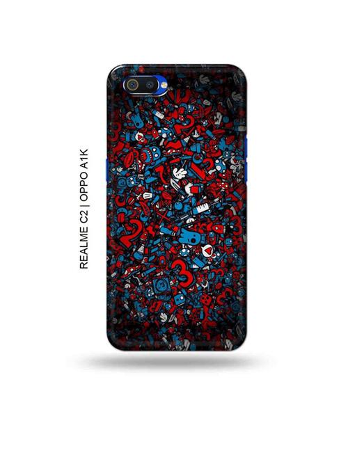 alien dope back cover compatible with realme c2, oppo a1k - 18988439 - Very Small Image - 1