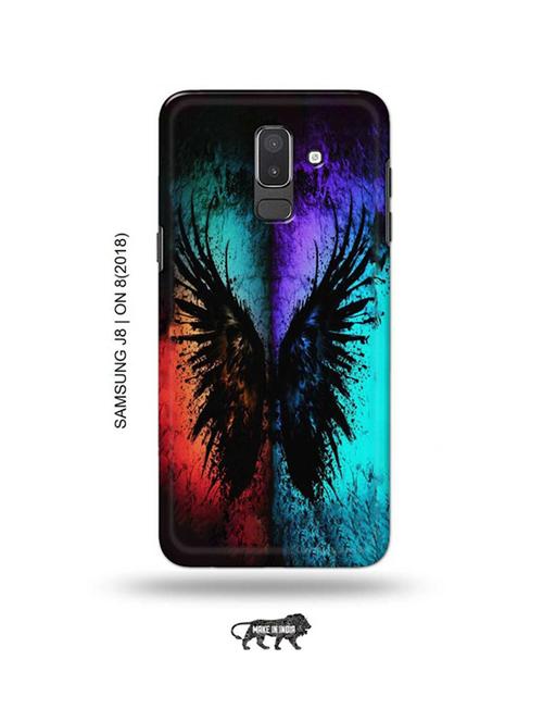 coulrful butterfly back cover compatible with samsung j8, on8(2018) - 18988520 - Very Small Image - 1