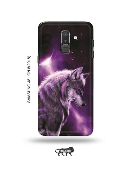 fox back cover compatible with samsung j8, on8(2018) - 18988584 - Very Small Image - 1