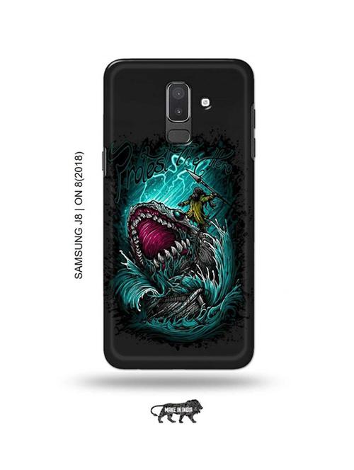 shark back cover compatible with samsung j8, on8(2018) - 18988600 - Very Small Image - 1