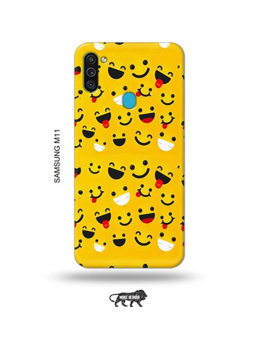 emojis back cover compatible with samsung m11 - 18988960 - Very Small Image - 1